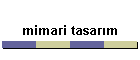 mimari tasarm